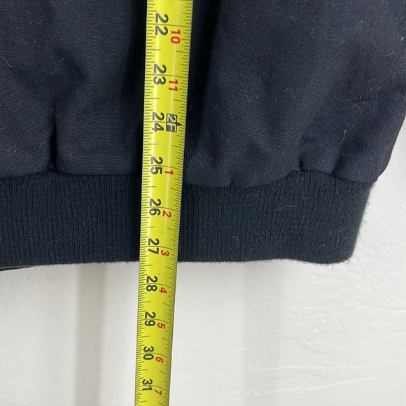 Filson CCF Bomber Jacket 20092130 Utility Black Work Coat Duck Canvas Dark  L - Picture 5 of 12